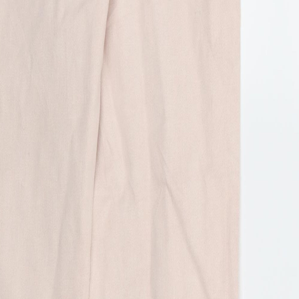 Zara Womens Pink  Denim Skinny Jeans Size 12 L30 in