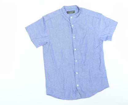 Primark Mens Blue    Button-Up Size S