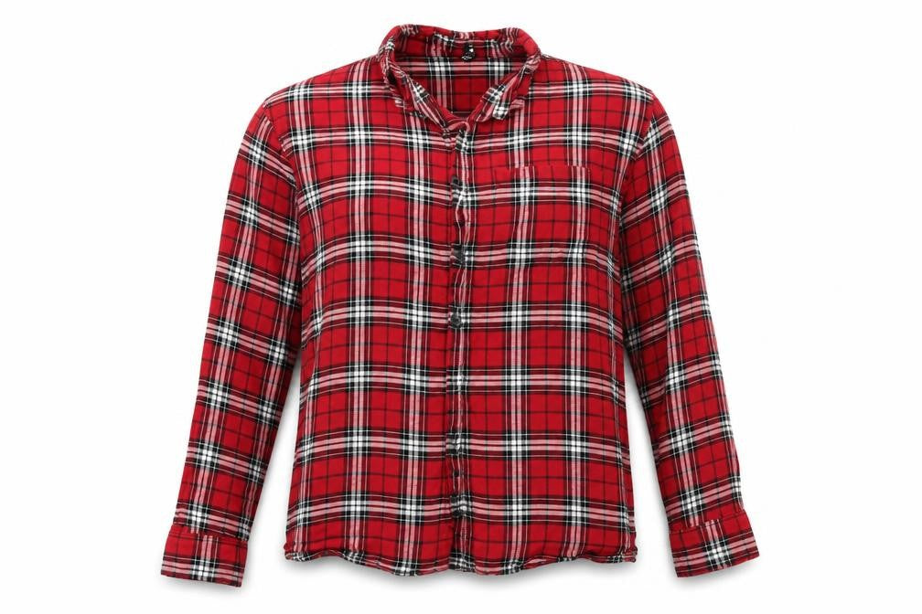 Womens UK Size 14 Divided by H&M Red Kimono Button-Up