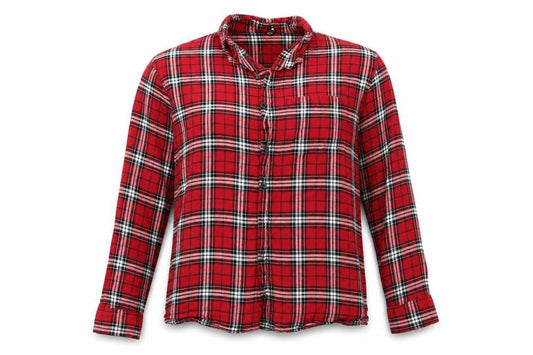 Womens UK Size 14 Divided by H&M Red Kimono Button-Up