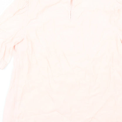 Womens UK Size 8 Marks and Spencer Pink Tunic Blouse