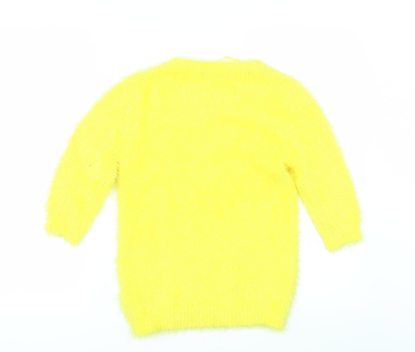Primark Womens Yellow   Pullover Jumper Size 6