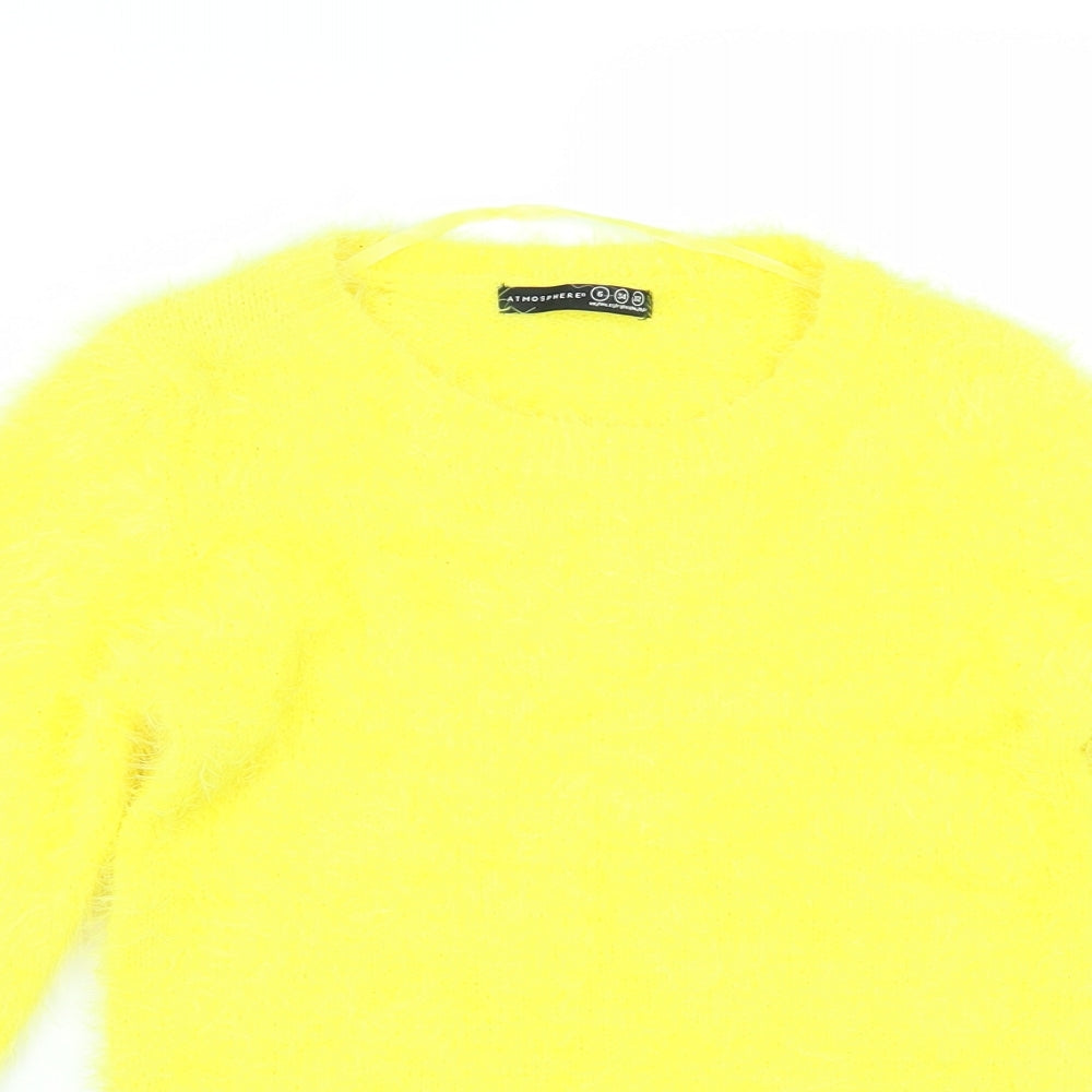 Primark Womens Yellow   Pullover Jumper Size 6