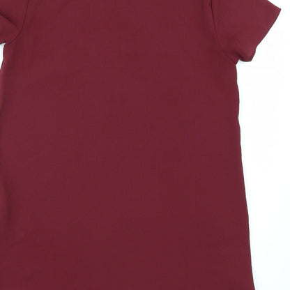 New Look Womens Red   Tunic Blouse Size 6