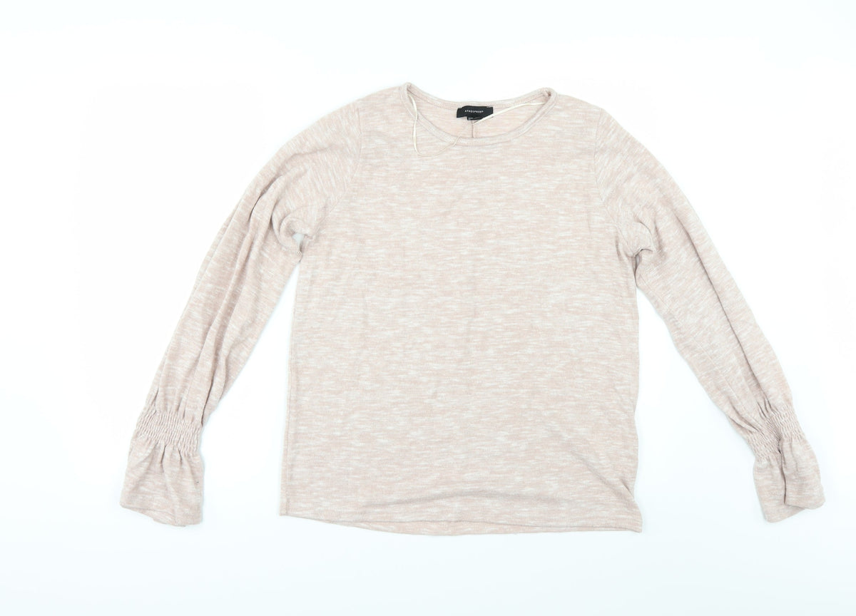 Additional front view of Primark women’s pink jumper, size UK 8