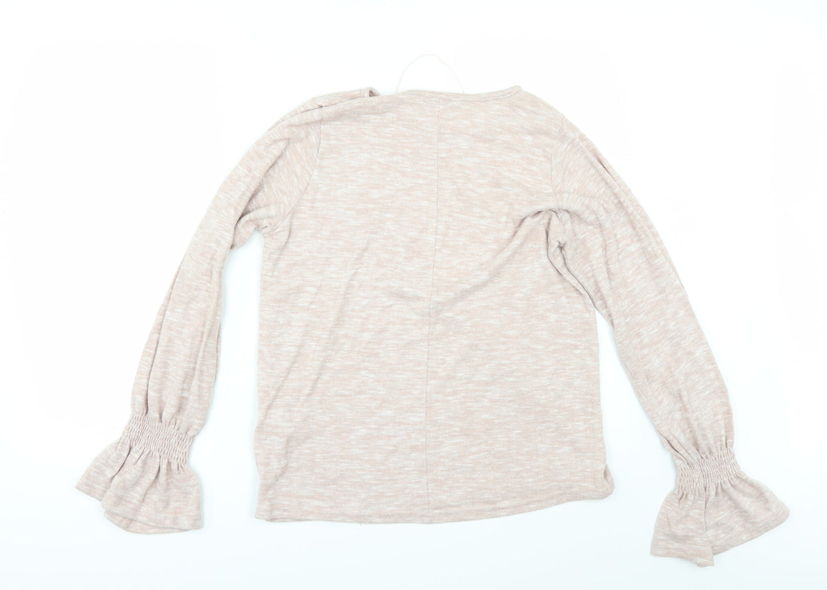 Back view of Primark women’s pink jumper, size UK 8