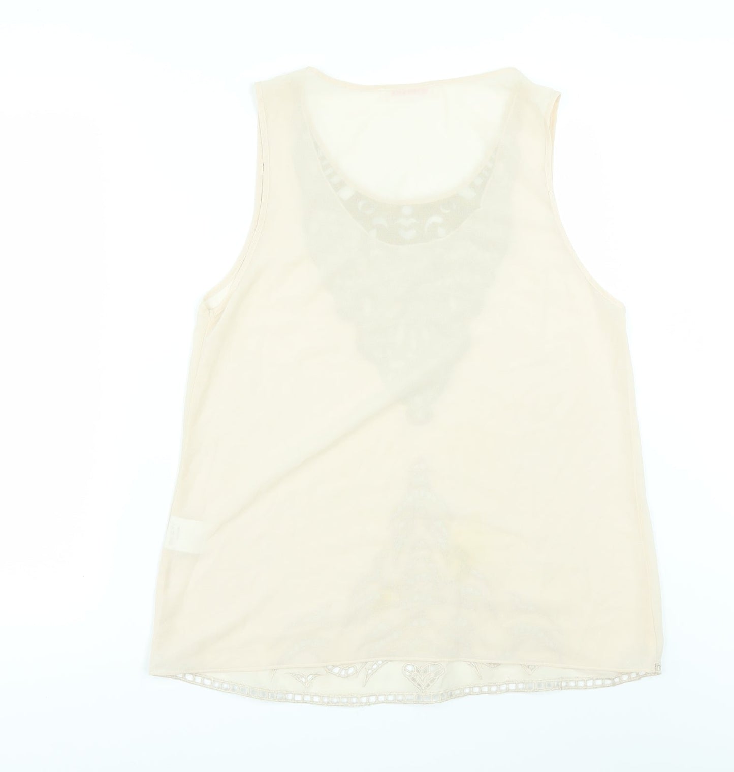 VICTOR & KARL Womens Ivory   Tunic T-Shirt Size XL