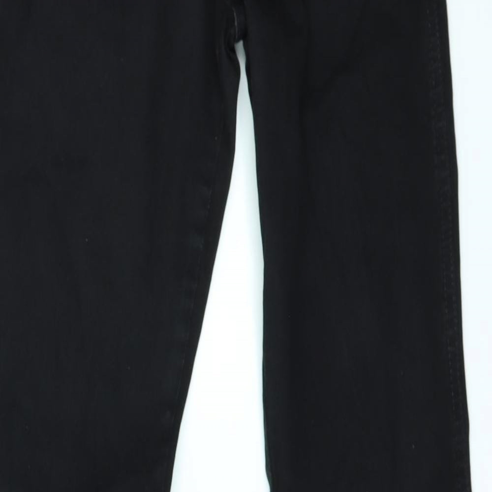 Denim & Co. Womens Black  Denim Jegging Jeans Size 8 L30 in