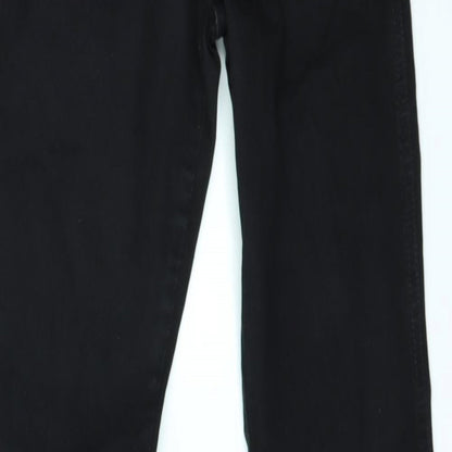 Denim & Co. Womens Black  Denim Jegging Jeans Size 8 L30 in