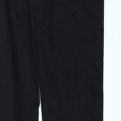 Denim & Co. Womens Black  Denim Jegging Jeans Size 8 L30 in