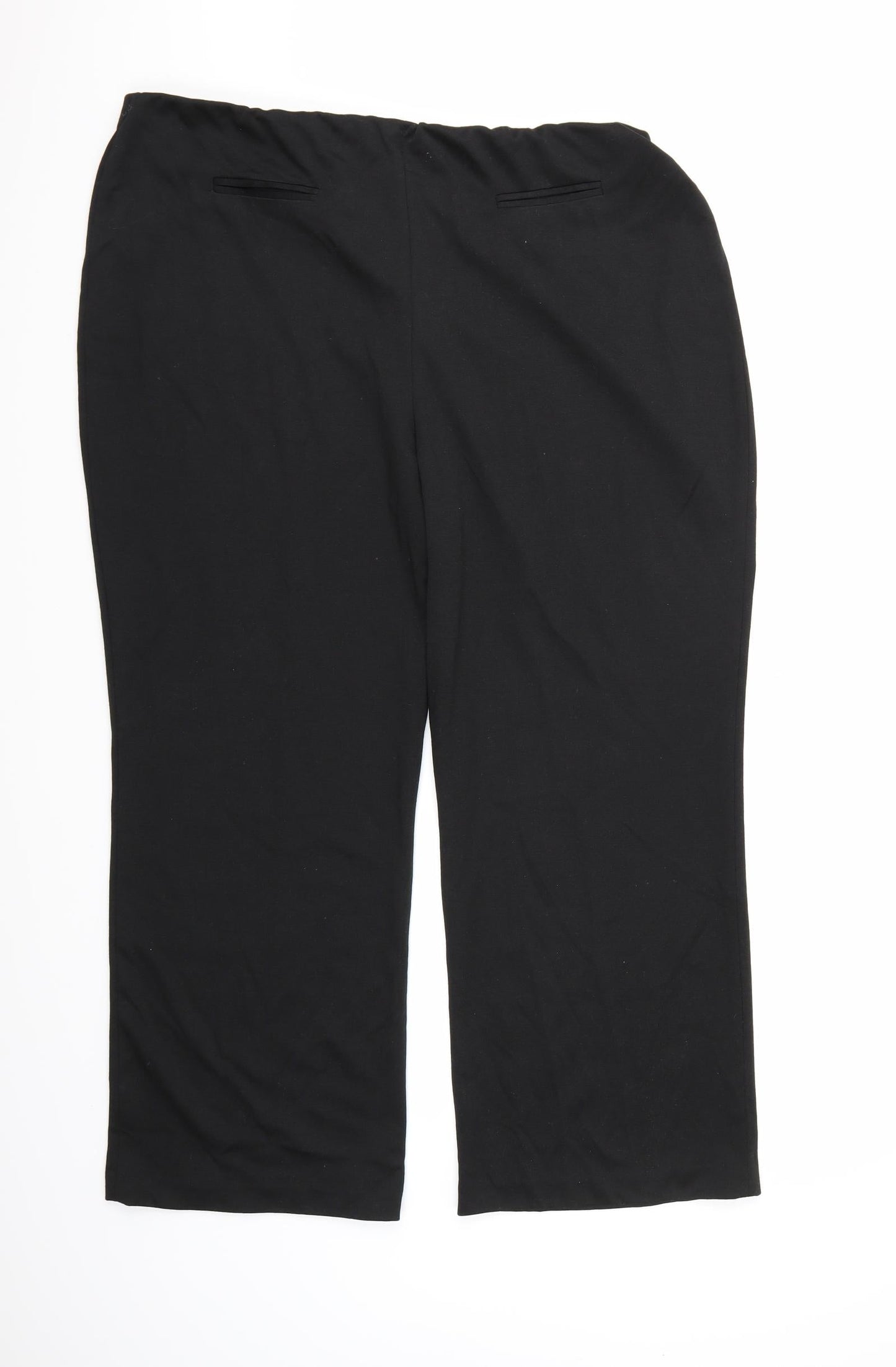 Wardrobe Essentials Womens Black   Jogger Trousers Size 18 L26 in