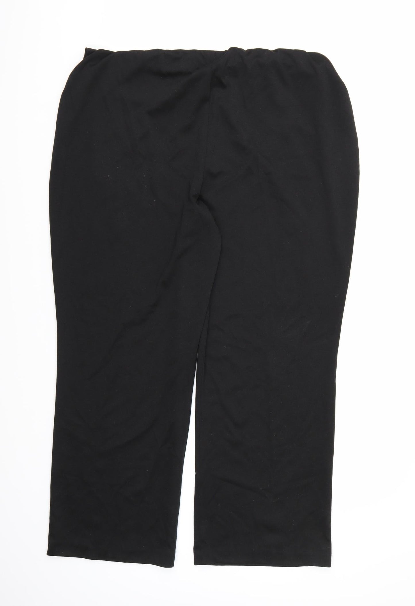 Wardrobe Essentials Womens Black   Jogger Trousers Size 18 L26 in