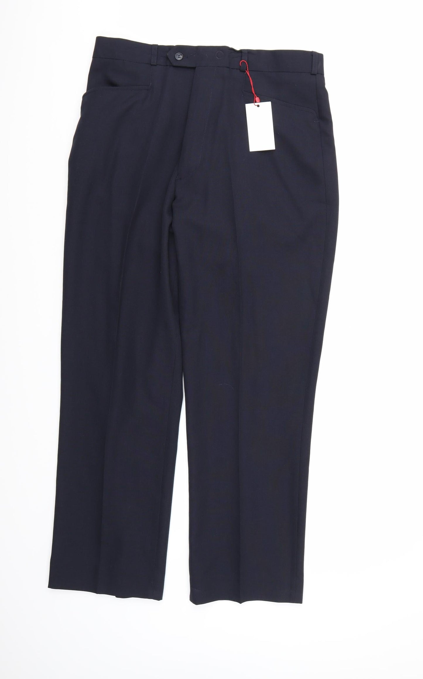 Oliver Stead Mens Blue  Rayon Trousers   L29 in