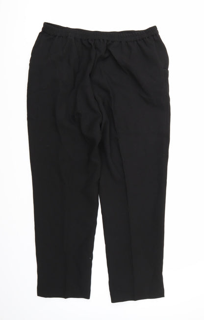 Womens UK Size 16 Julipa Regular Fit  Black Trousers