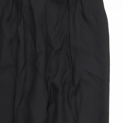 Classics Womens Black  Rayon Trousers  Size 18 L25 in