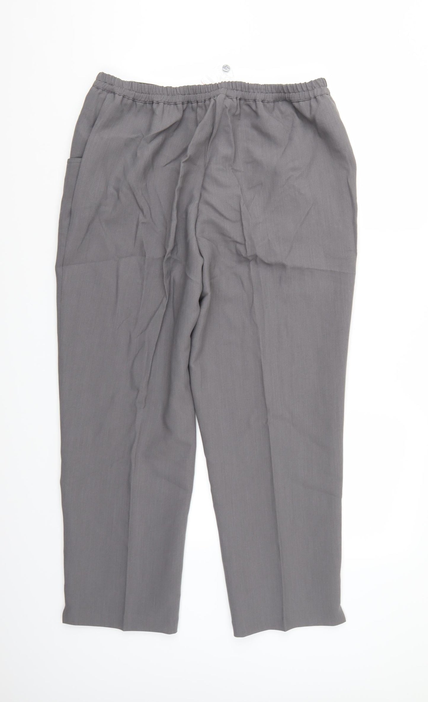 Womens UK Size 18 Special Collection Regular Fit  Grey Trousers