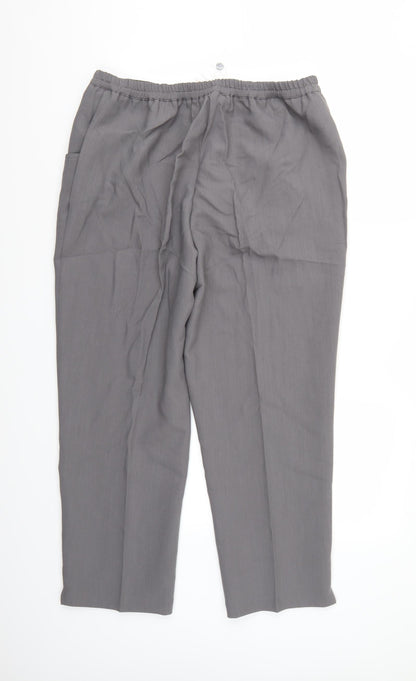 Womens UK Size 18 Special Collection Regular Fit  Grey Trousers