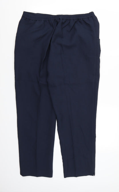 Womens UK Size 18 Julipa Regular Fit  Blue Trousers