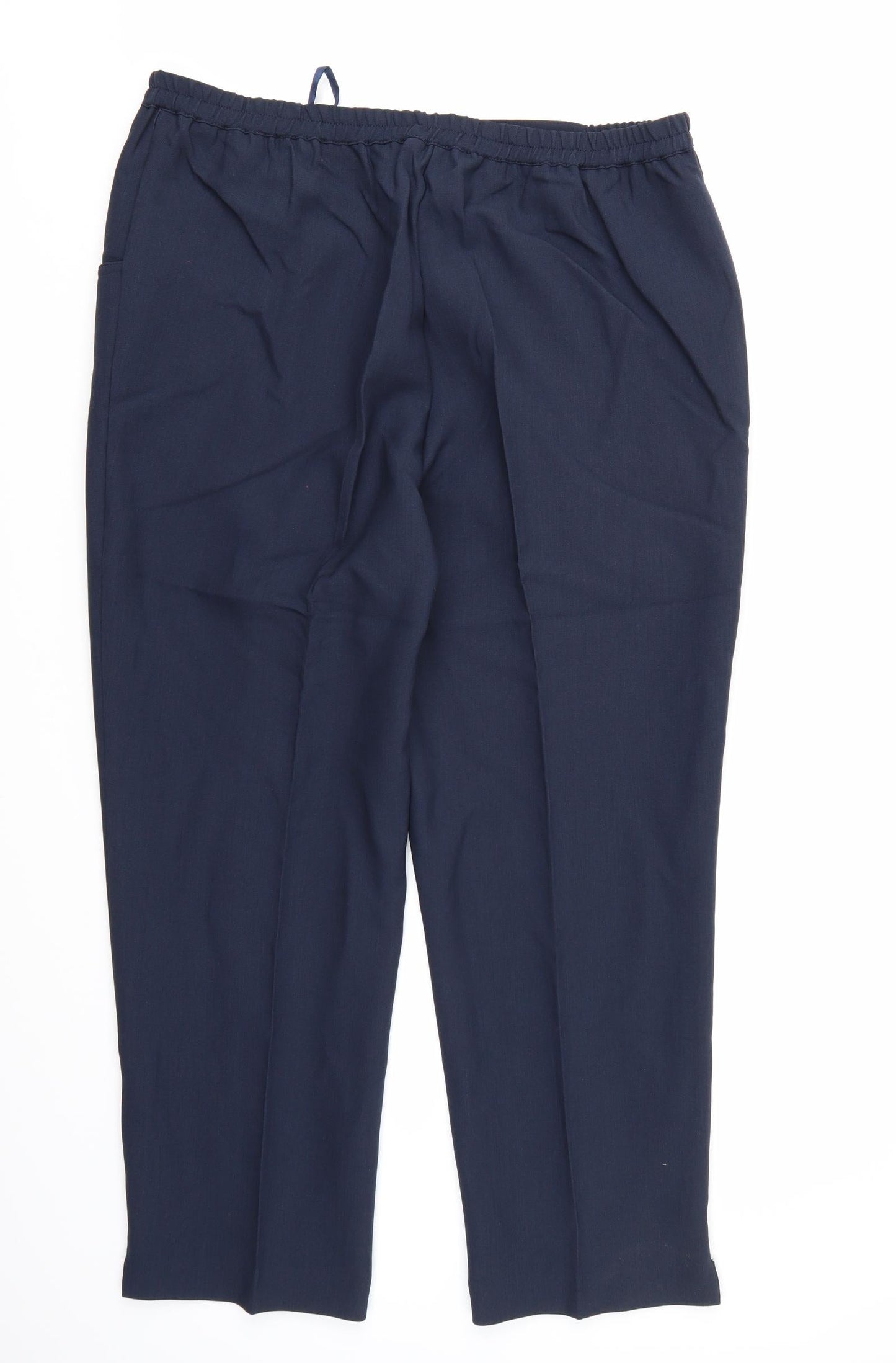 Womens UK Size 18 Special Collection Regular Fit  Blue Trousers