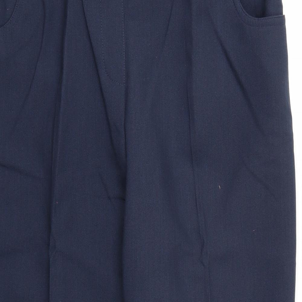 Womens UK Size 18 Special Collection Regular Fit  Blue Trousers