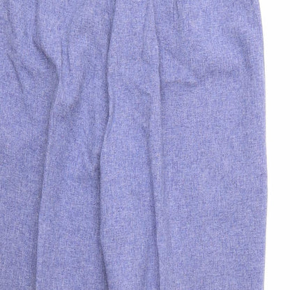 Womens UK Size 20 Preworn Regular Fit  Blue Trousers