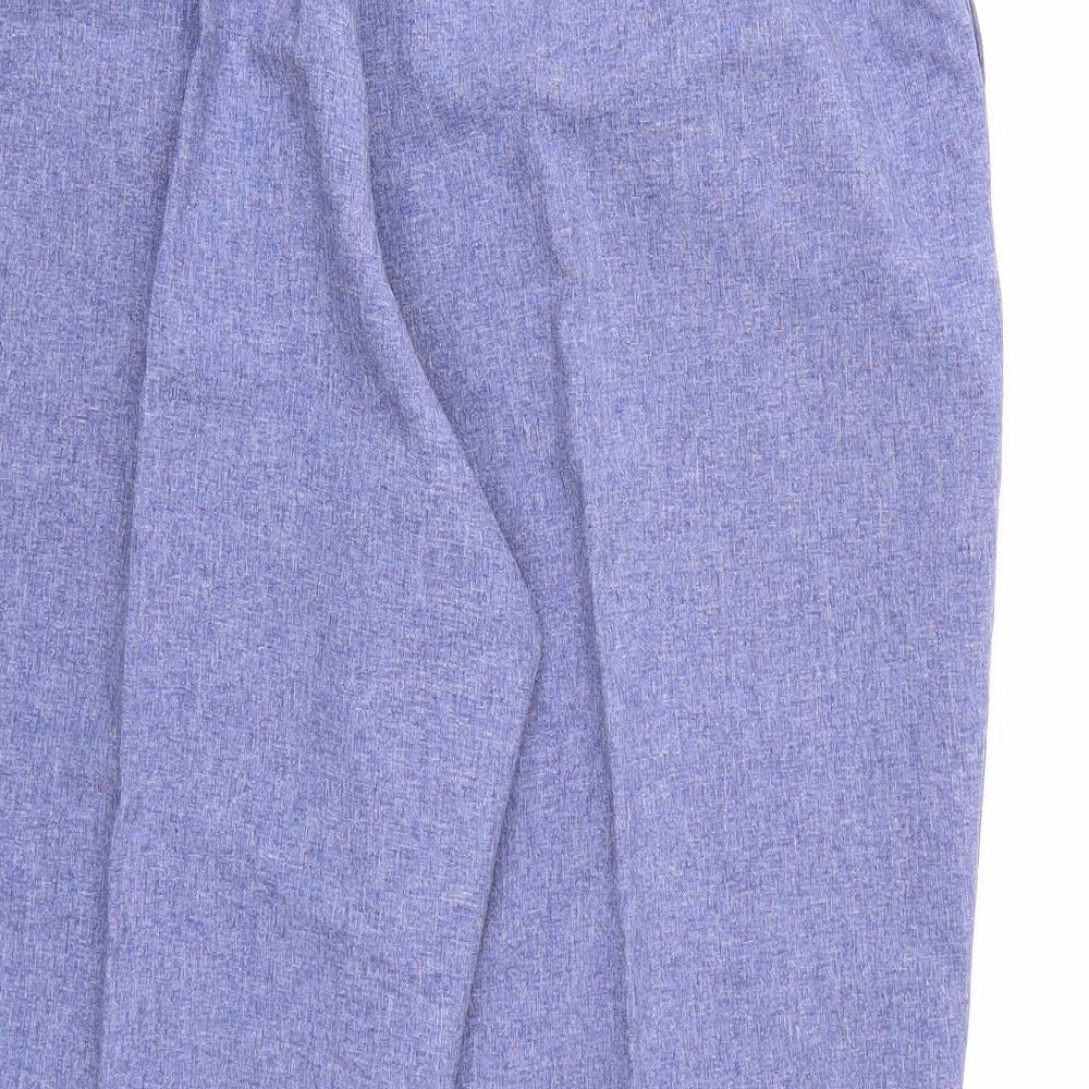 Womens UK Size 20 Preworn Regular Fit  Blue Trousers