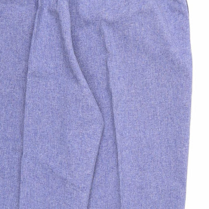 Womens UK Size 20 Preworn Regular Fit  Blue Trousers