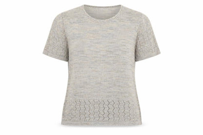 Front view of Classics women’s brown knit jumper, size UK 16