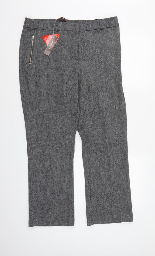 Savoir Womens Green   Trousers  Size 18 L28 in