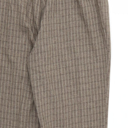 Womens UK Size 16 Essential Collection Regular Fit  Brown Trousers