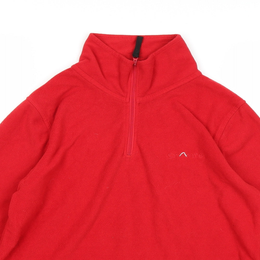 Granite Outdoors Womens Red  Fleece Jacket  Size S