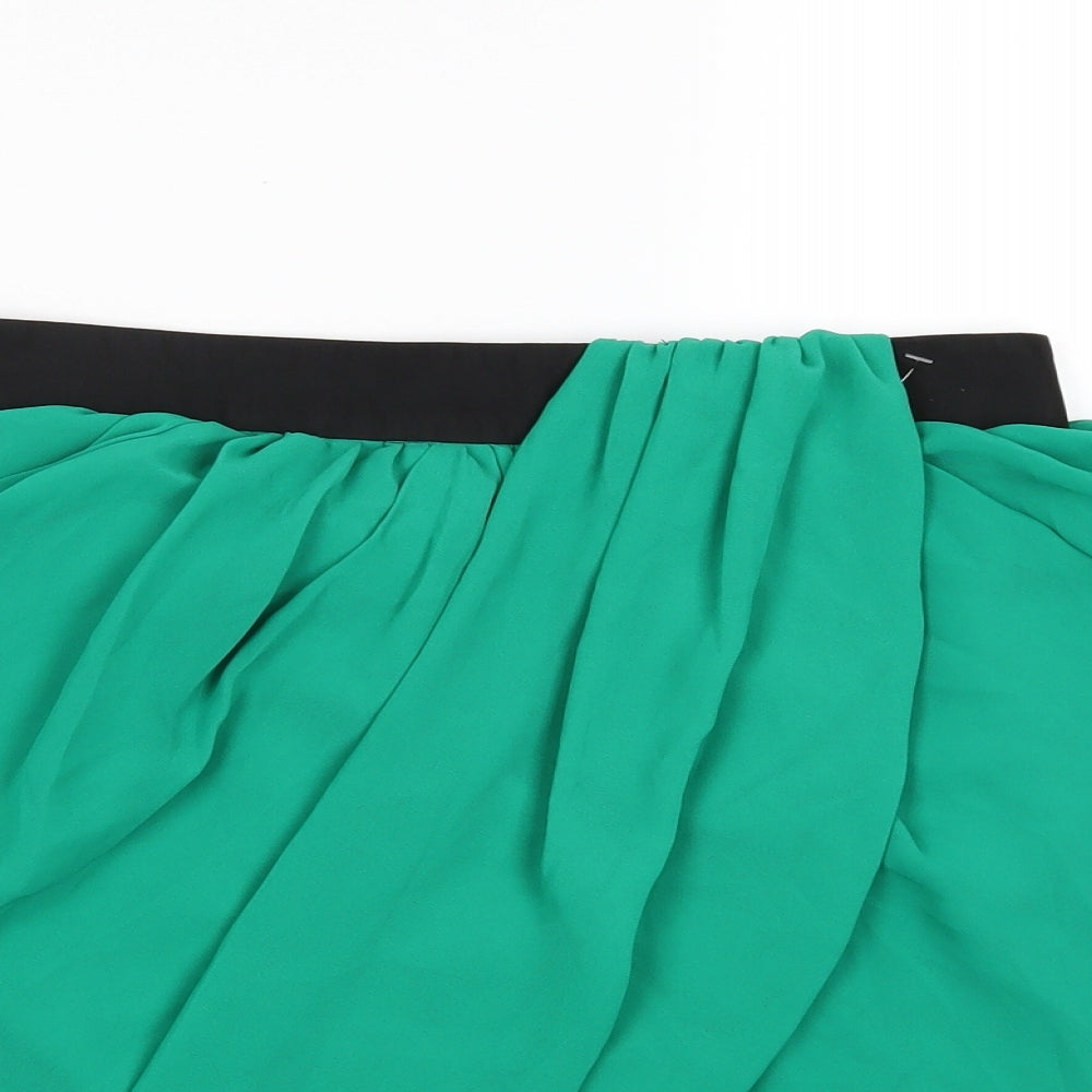 H&M Womens Green   A-Line Skirt Size 10