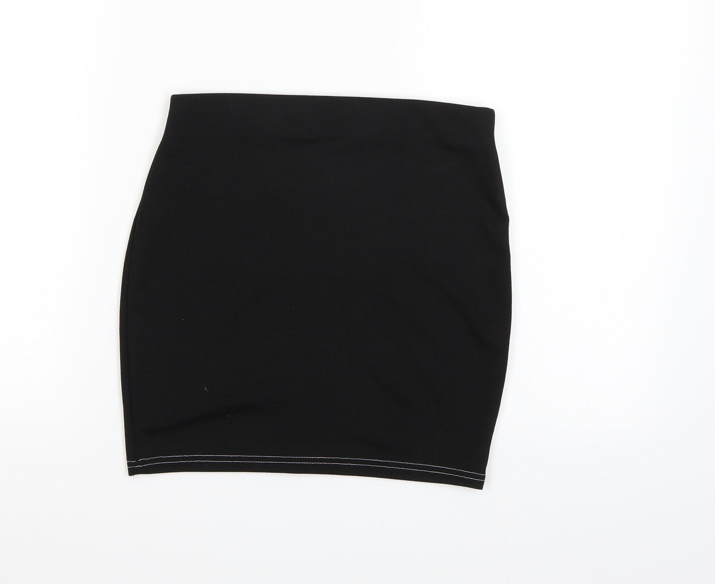Nasty Gal Womens Black   A-Line Skirt Size 8