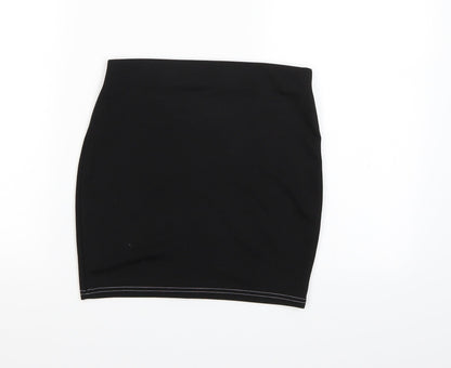 Nasty Gal Womens Black   A-Line Skirt Size 8