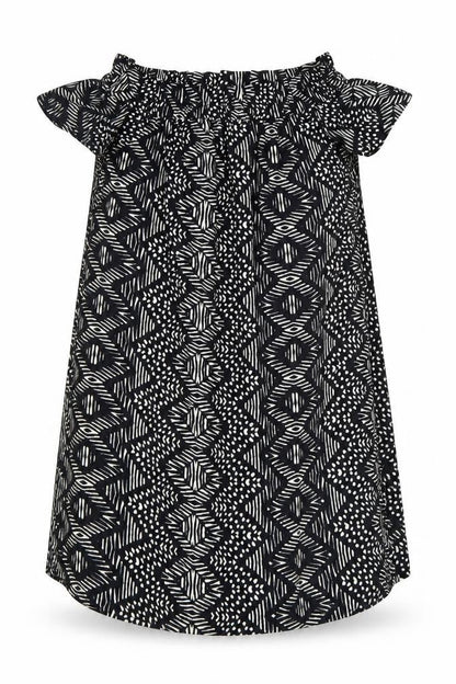 Womens UK Size 10 Atmosphere Black Basic Blouse