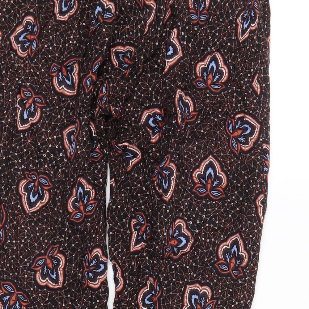 Womens UK Size 4 H&M Regular Fit Bloomer Brown Trousers
