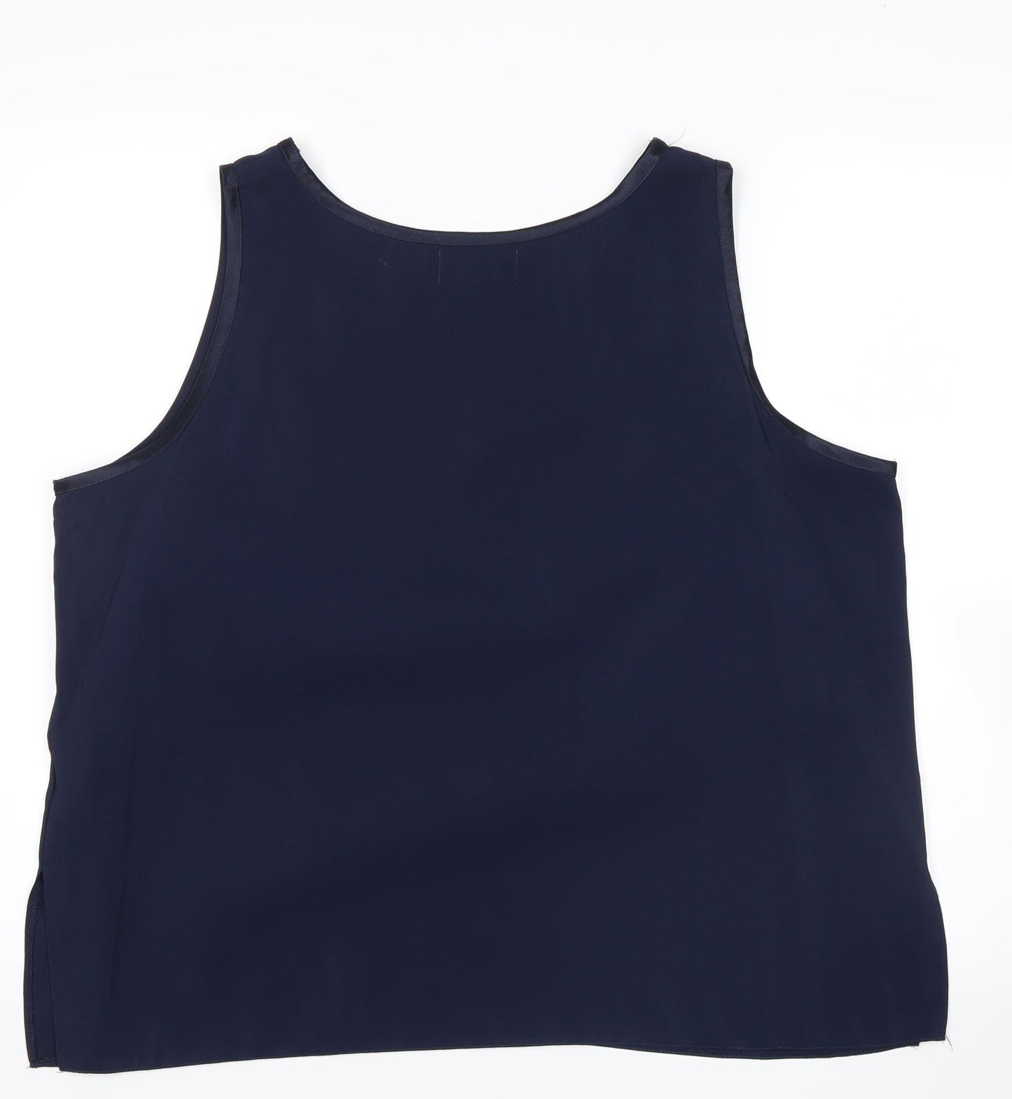 Womens UK Size 18 sara neal Blue Basic Blouse