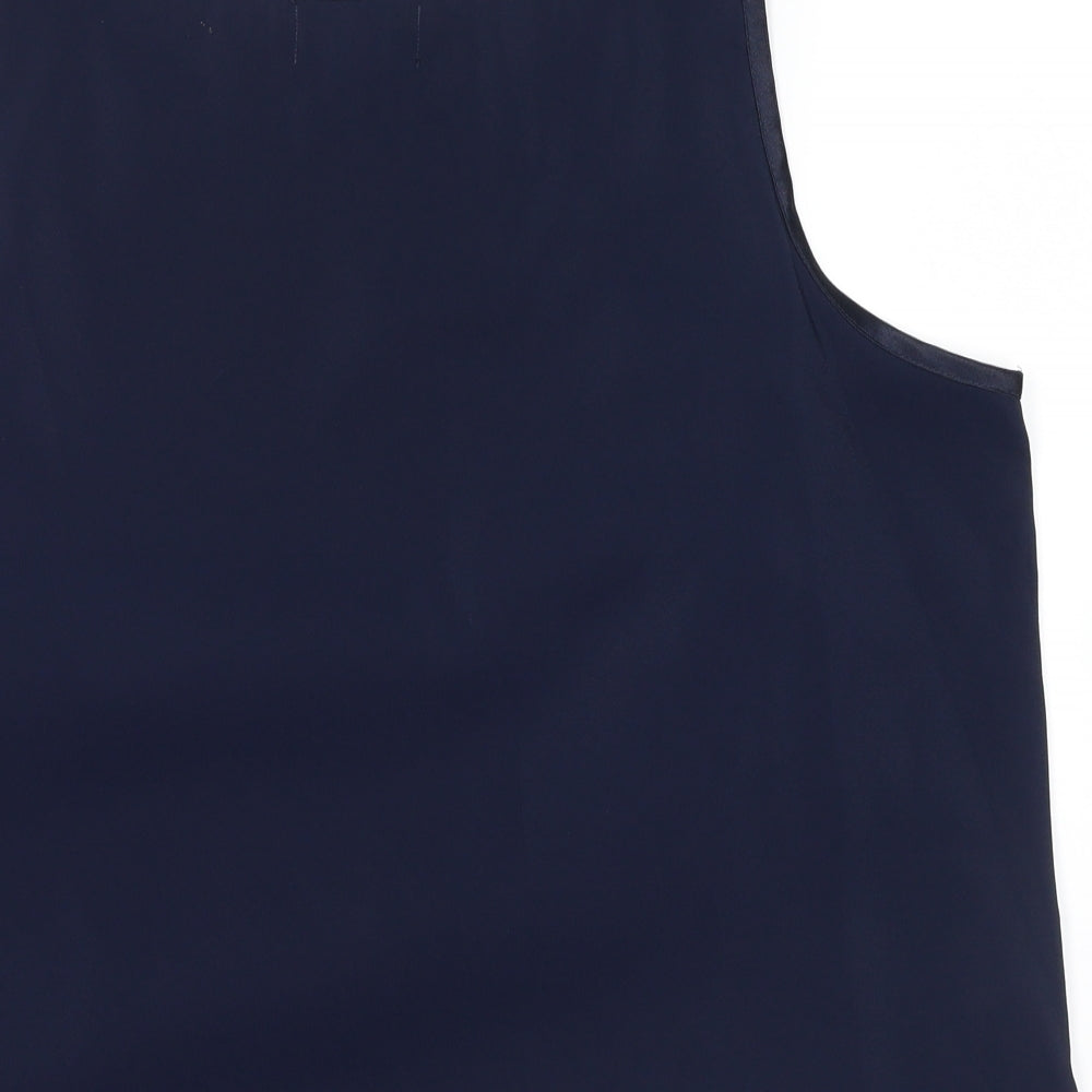 Womens UK Size 18 sara neal Blue Basic Blouse