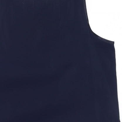 Womens UK Size 18 sara neal Blue Basic Blouse