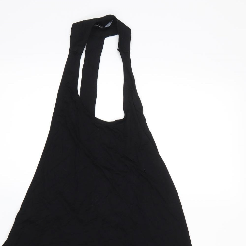 Womens UK Size 12 Atmosphere Black Basic Tank