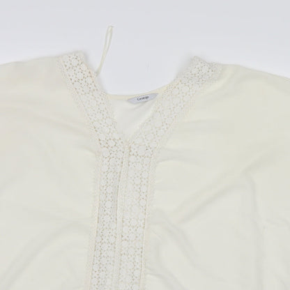 Womens UK Size 10 George White Basic Blouse