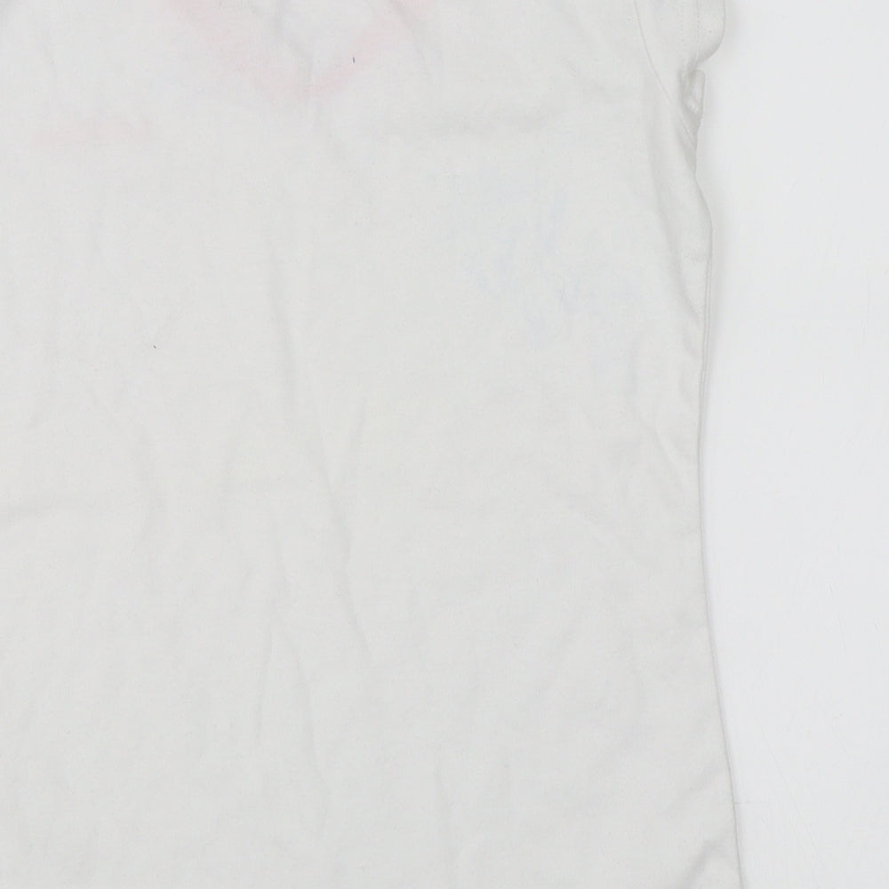 LA Gear Womens White   Basic T-Shirt Size 10