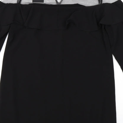 Fashion Union Womens Black   Bodycon  Size 10