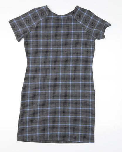 Select Womens Grey Check  Bodycon  Size 12