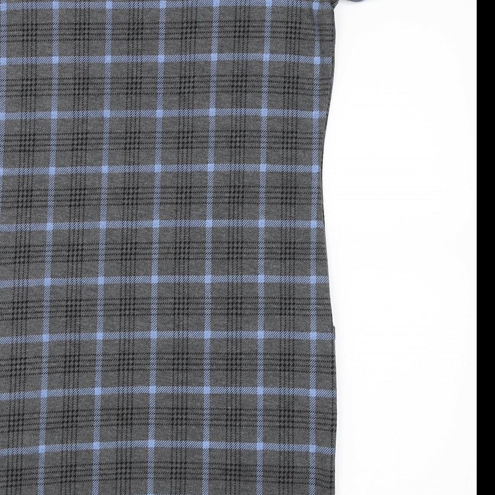 Select Womens Grey Check  Bodycon  Size 12
