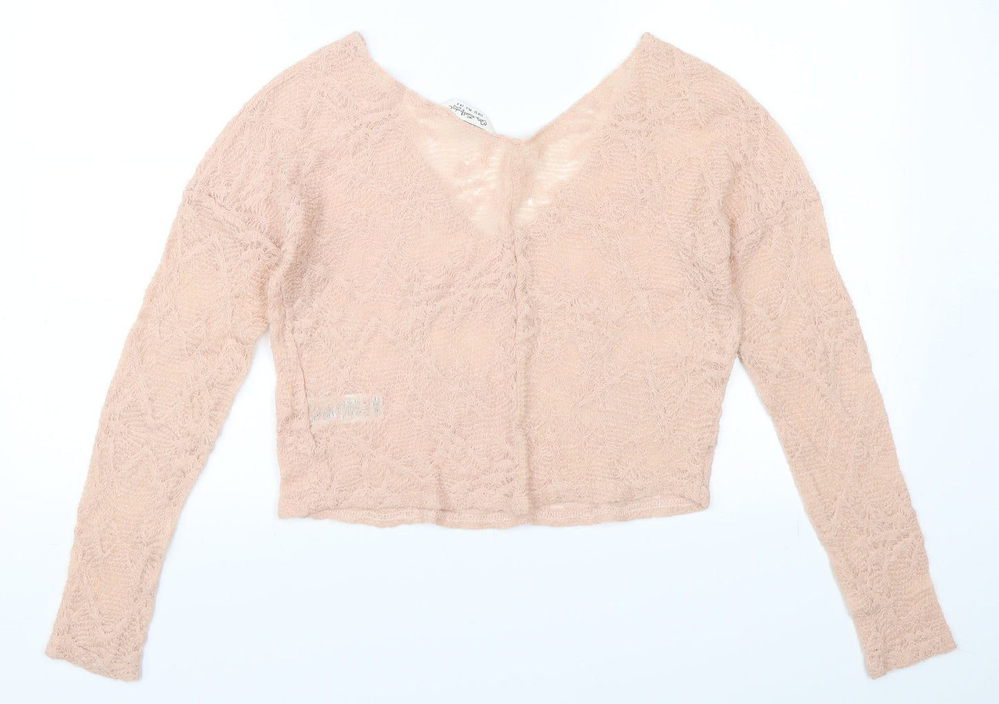 Miss Selfridge Womens Pink   Pullover Jumper Size 4