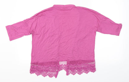 Matalan Girls Pink   Cardigan Jumper Size 10-11 Years