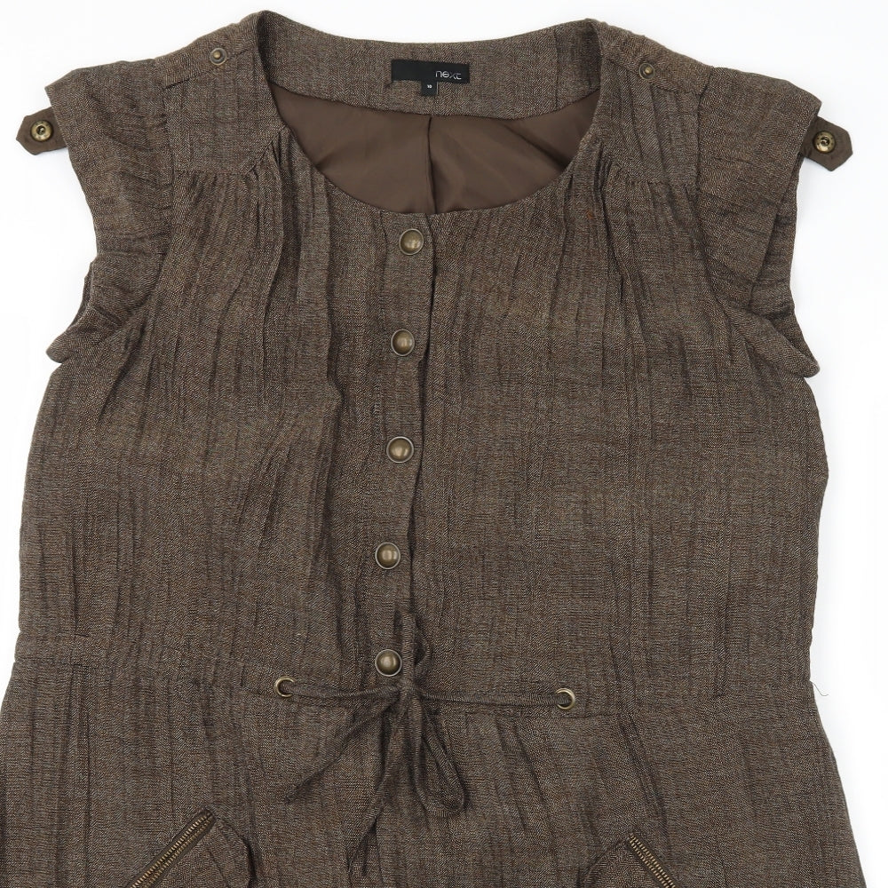NEXT Womens Brown   Shift  Size 10