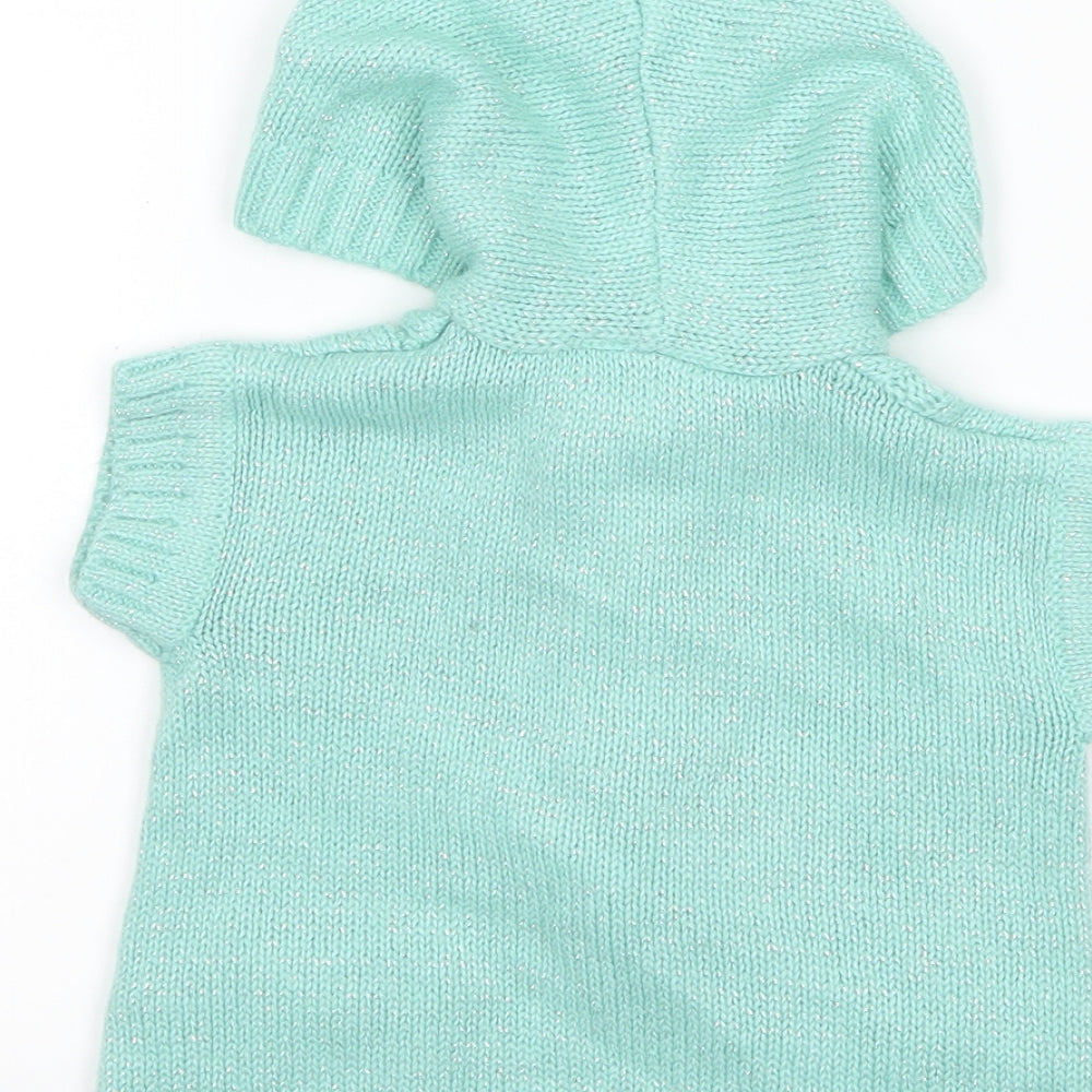 Little Lass Girls Green   Jacket  Size 3-6 Months