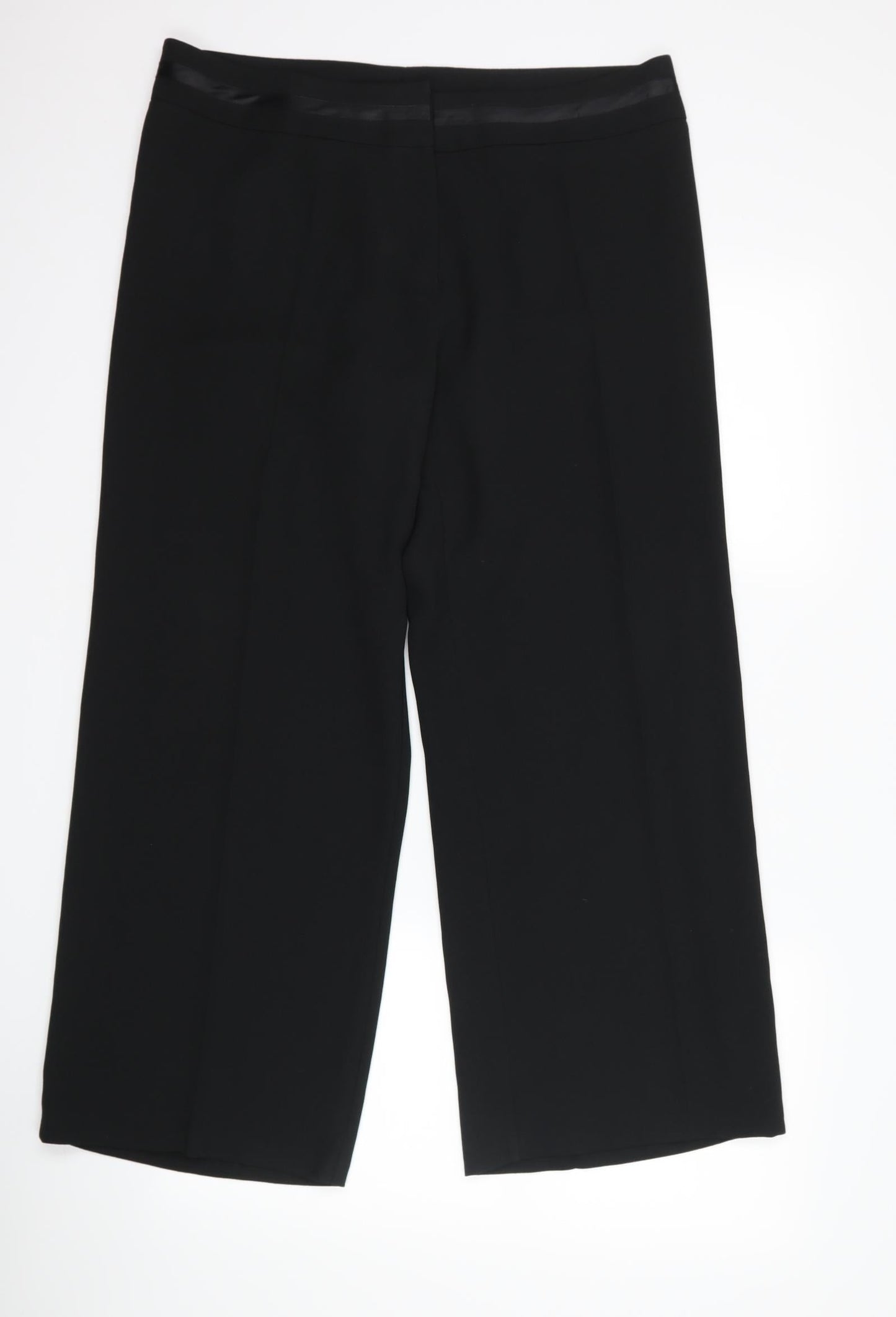 Mosaic Womens Black   Trousers  Size 16 L30 in